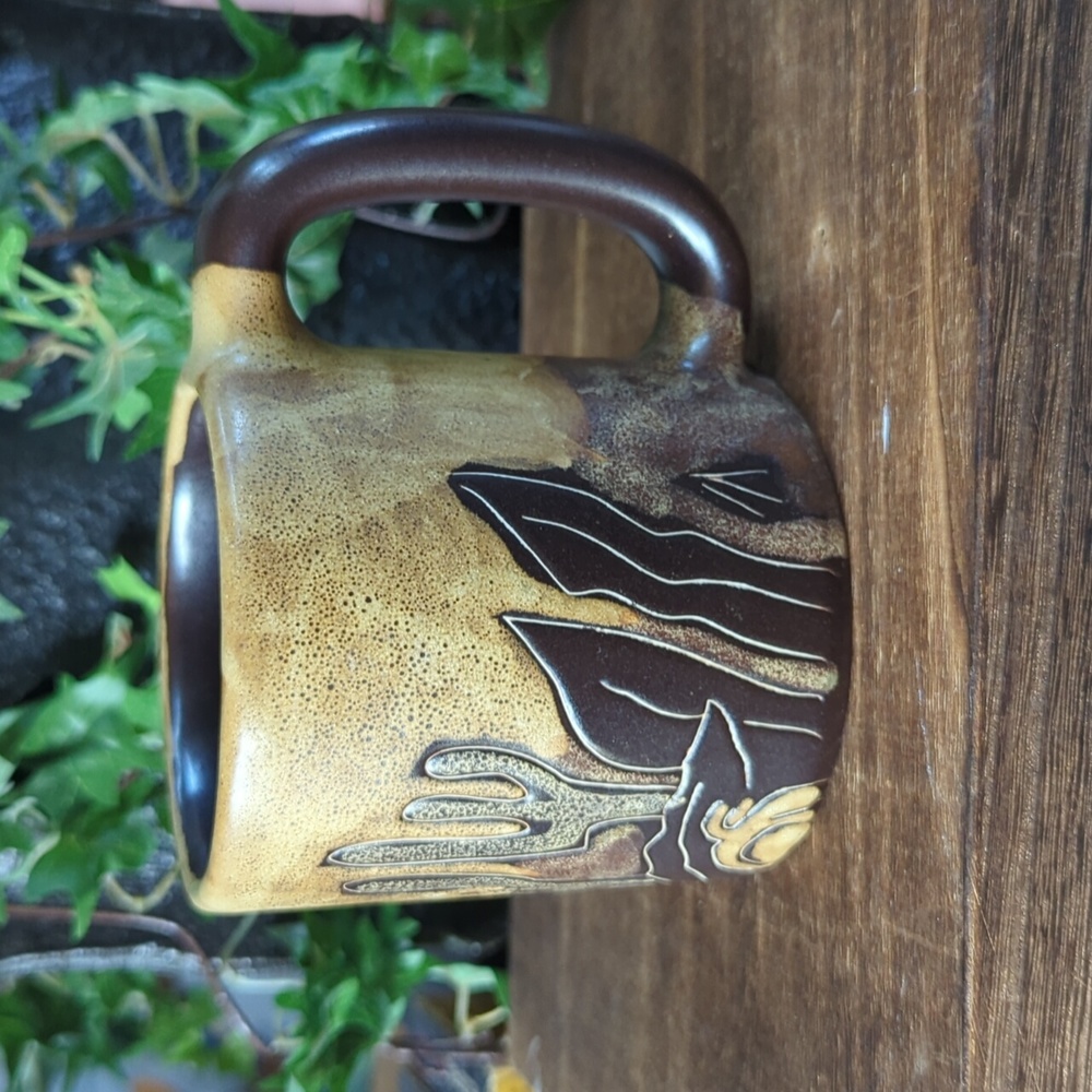 LNC Mara of Mexico Kokopelli Indian Stoneware Collections Cup Mug Coffee Tea - Picture 2 of 5